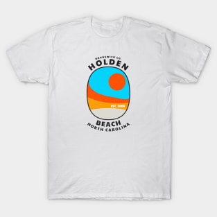 Holden Beach, NC Summertime Vacationing Abstract Sunrise T-Shirt